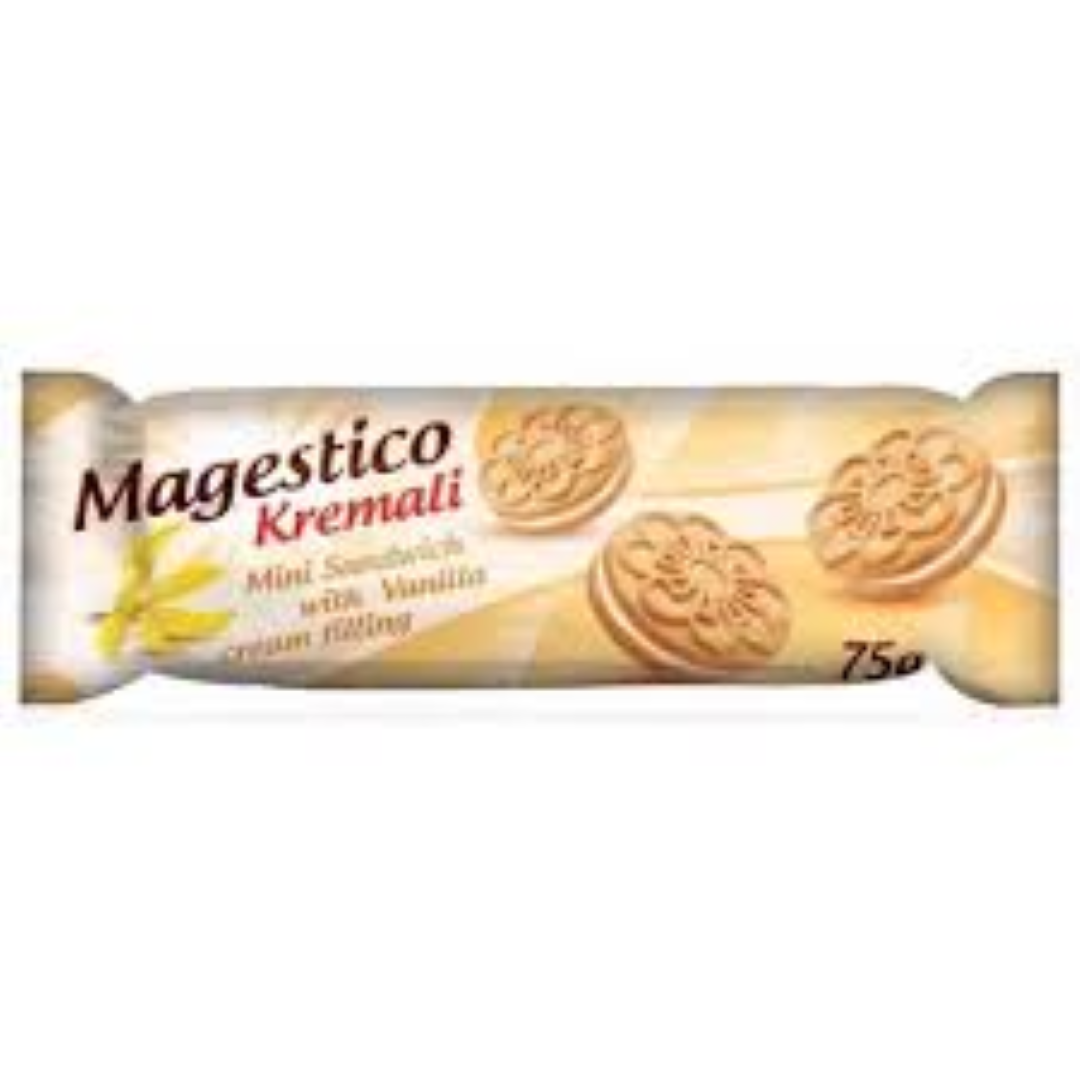 MAGIK CREAM BISCUITS VANILLA 75G